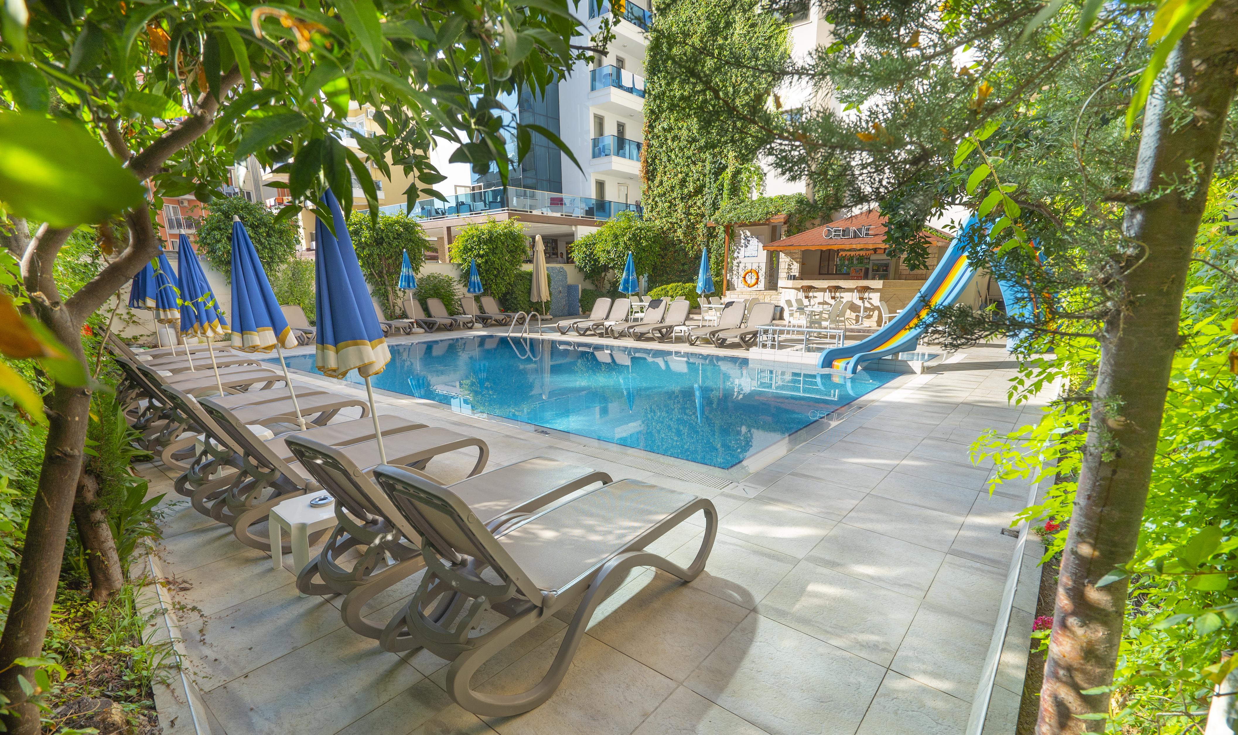Kleopatra Celine Hotel Alanya Extérieur photo